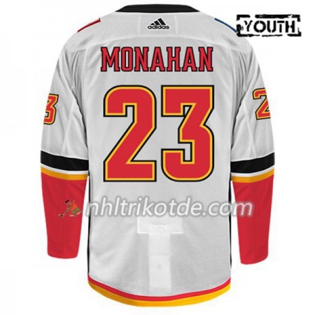 Calgary Flames Trikot SEAN MONAHAN 23 Adidas Weiß Authentic - Kinder